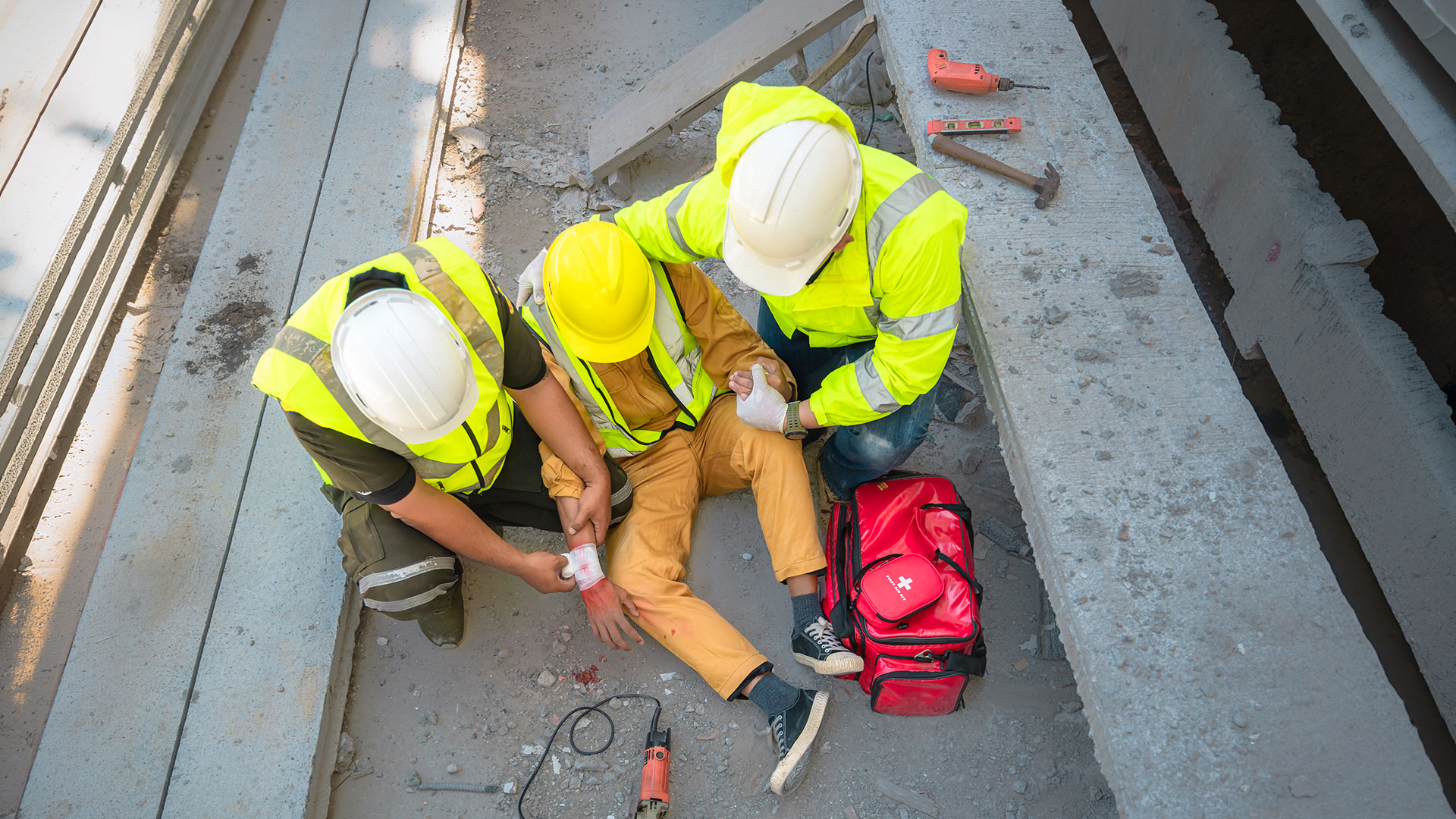 Emergency First Aid at Work training