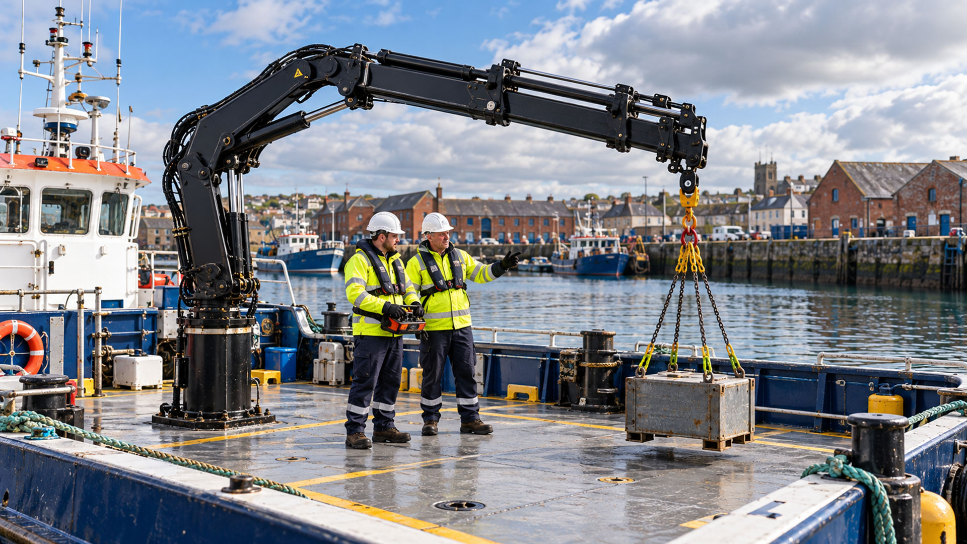 Vessel HIAB training in East Anglia